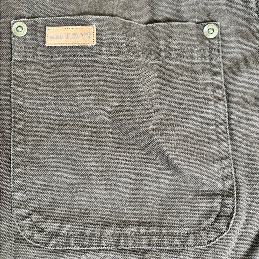 Carhartt Flannel Lined Canvas Shirt Jac (S296) - Picture 3 of 14